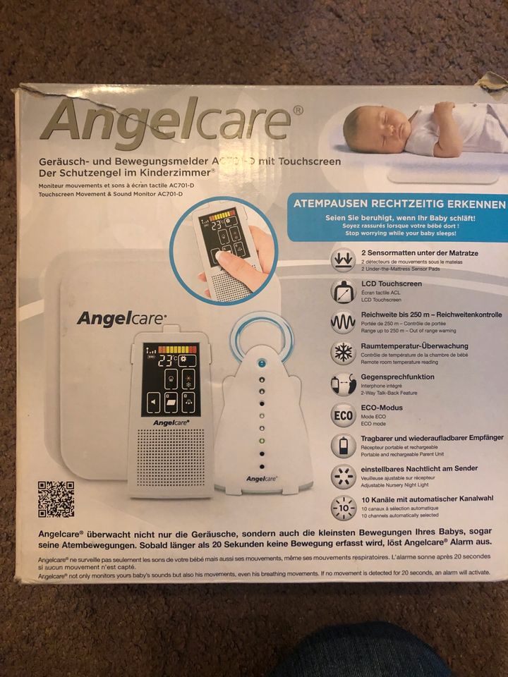 Angelcare AC 701-D Babyphone Set mit Sensormatten in Radeberg