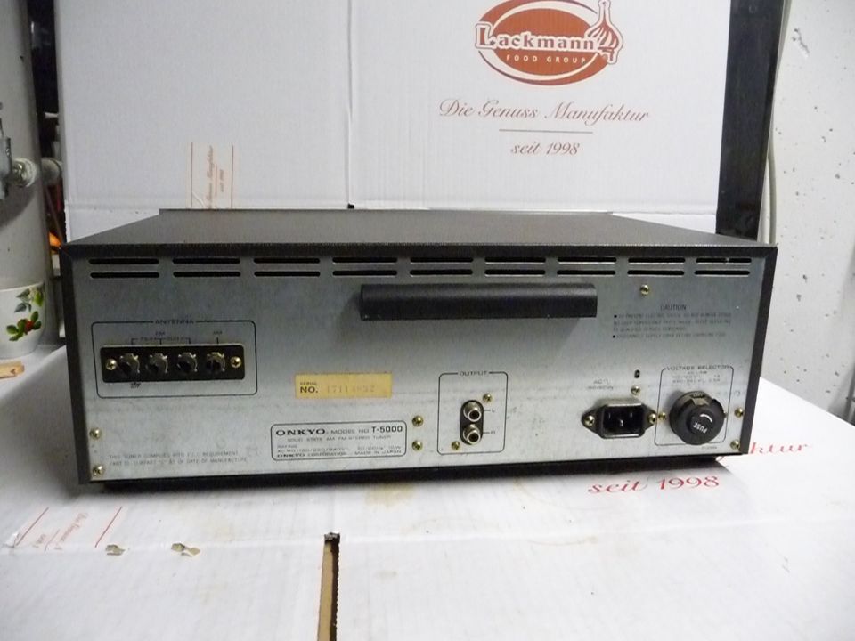 ONKYO T-5000 AM FM STEREO TUNER VINTAGE 1979 in Süßen