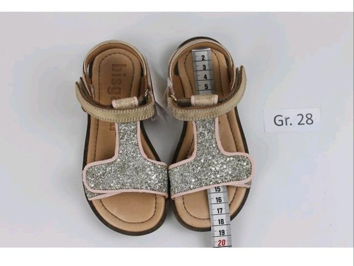 Neue Bisgaard Sandalen Gr. 22 26 27 28 29 hochwertig Glitzer in Herzogenaurach