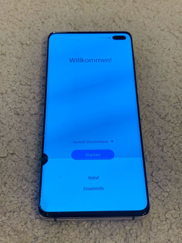 Original Samsung S 10 plus Duos Handy weiß 128GB in Elze