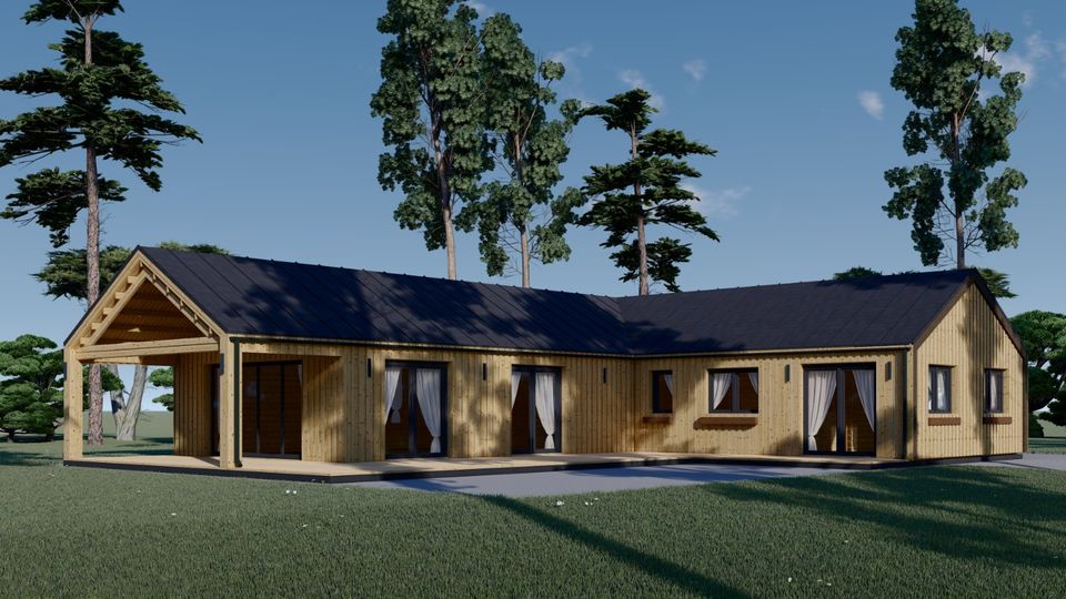 Hochwertiges Holzhaus - geräumig, nachhaltig, familienfreundlich in Kyritz