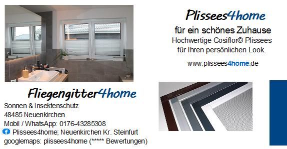 Plissees4home Cosiflor® Plissees & Deluxe Fliegengitter - Rheine in Rheine