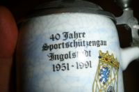 Steinkrug 40 Jahre Sportschützengau Ingolstadt 1951 - 199 Bayern - Stammham b. Ingolstadt Vorschau