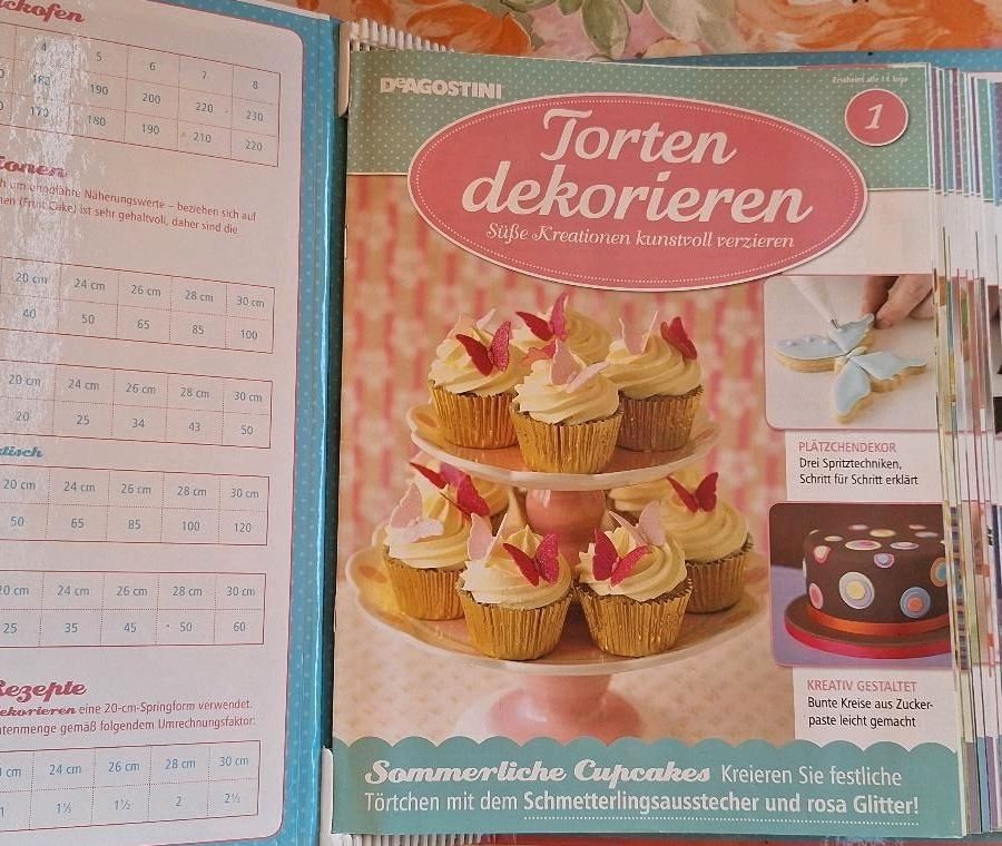 Sammlung Zeitschrift Torten dekorieren  DeAgostini in Döbeln