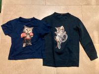 Katzen T-Shirt und Katzenpullover, Kinder, Gr. 10 Jahre Brandenburg - Schildow Vorschau