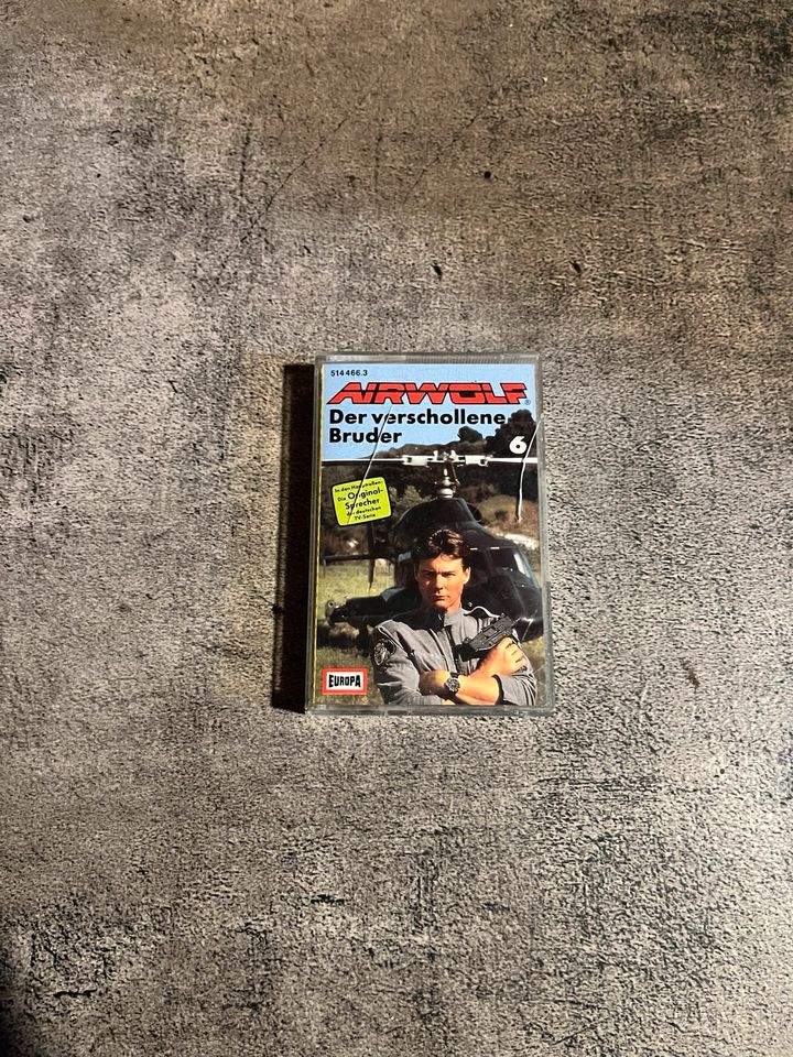 Airwolf der verschollene Bruder Hörspiel Kassette MC in Oederan