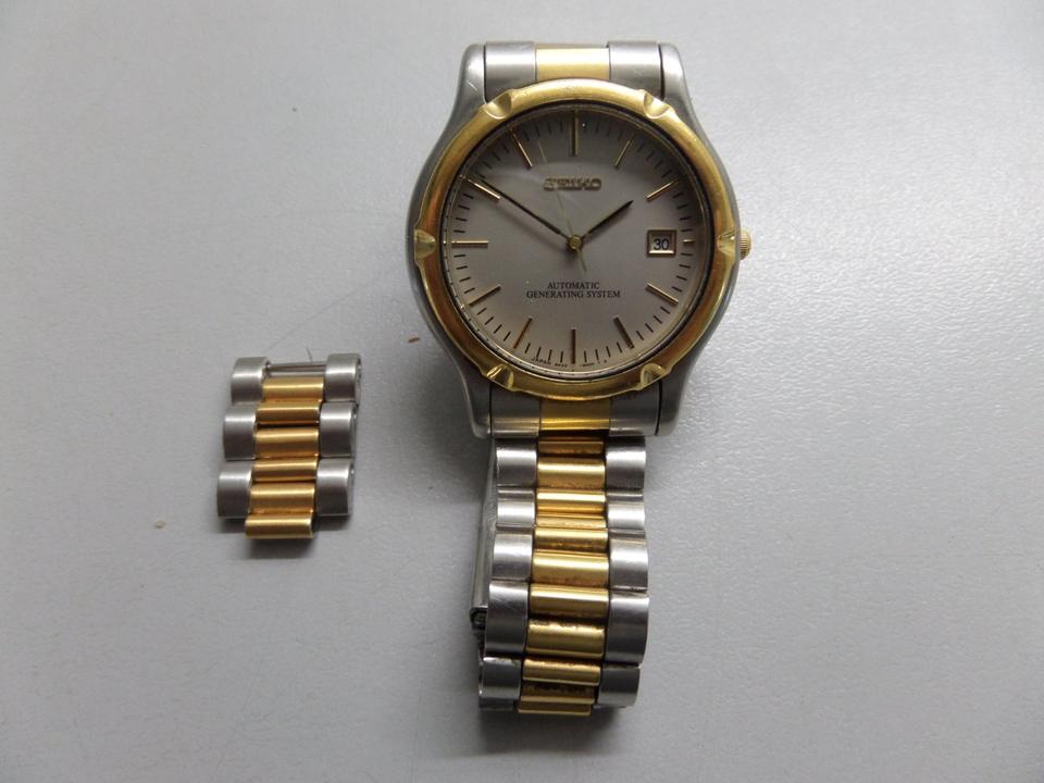 Seiko kinetic gold watch new arrivals
