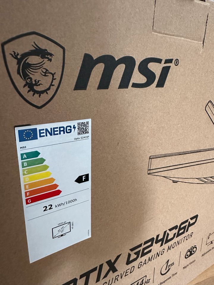 MSI Curved Gaming Monitor, 24 Zoll, 144 hz, TOP ZUSTAND in Bremen