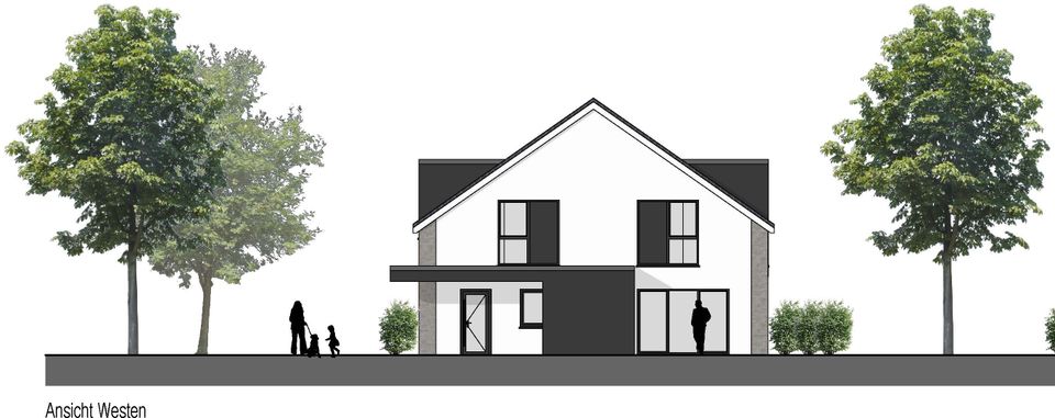 LÜCKENGRUNDSTÜCK! Exkl. Neubau Doppelhaushälfte (KfW 40) in ruhiger Wohnlage in Esterwegen