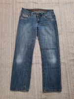 Damen Jeans Multiblu Größe 42 Länge 32 blau gerade geschnitten Hessen - Vöhl Vorschau