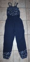 langer Jumpsuit Overall Einteiler dunkelblau Blumen H&M Gr. 134 Bayern - Vohburg an der Donau Vorschau