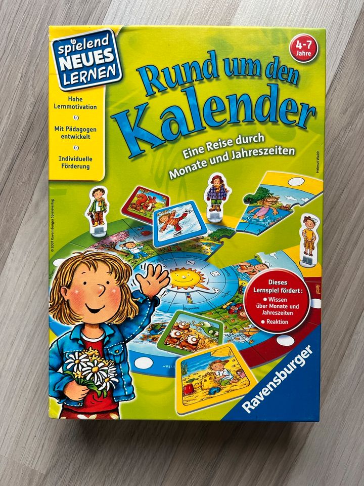 Rund um den Kalender Ravensburger Spielend Neues lernen Lernspiel in Grunow