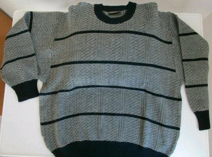 Pulli Grün Schwarz Blau Beige Wolle Gr. 50 / M Herren 90er Strick in Beverungen