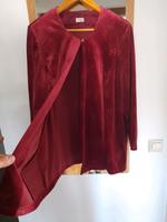 Atelier Creation weinrot glitzern Samtjacke Gr 48 Baden-Württemberg - Steinen Vorschau