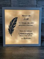 Beleuchteter Bilderrahmen mit wunschtext Geburtstag Geschenkidee Schleswig-Holstein - Neumünster Vorschau