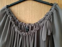 Chiffonbluse Braun/Taupe mit Fledermausärmeln Gr. 40/42 Bayern - Sonthofen Vorschau
