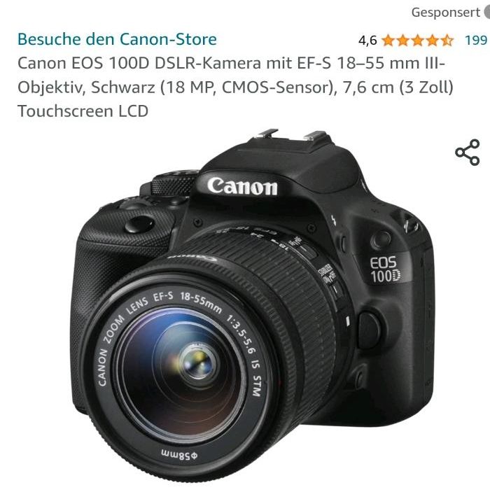 Canon EOS 100D (digitale Spiegelreflexkamera) in München