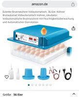 Brutautomat vollautomatisch Inkubator 36 Eier Duo doppelte Stromv Baden-Württemberg - Baiersbronn Vorschau