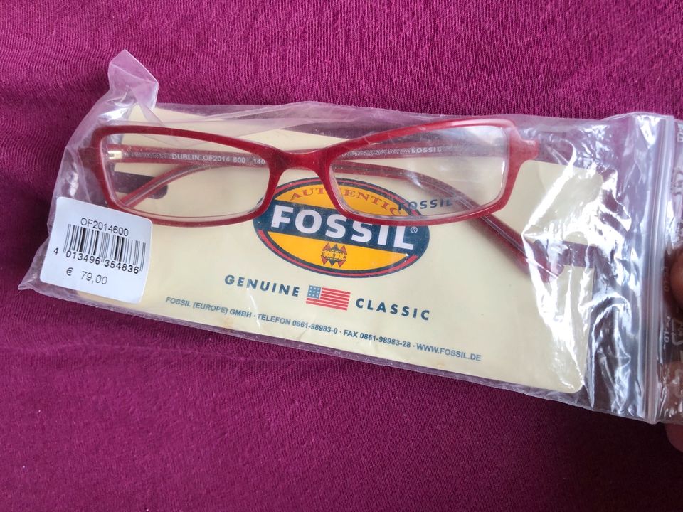 Brille Fossil Dublin Brillengestell neu in Lichtenau