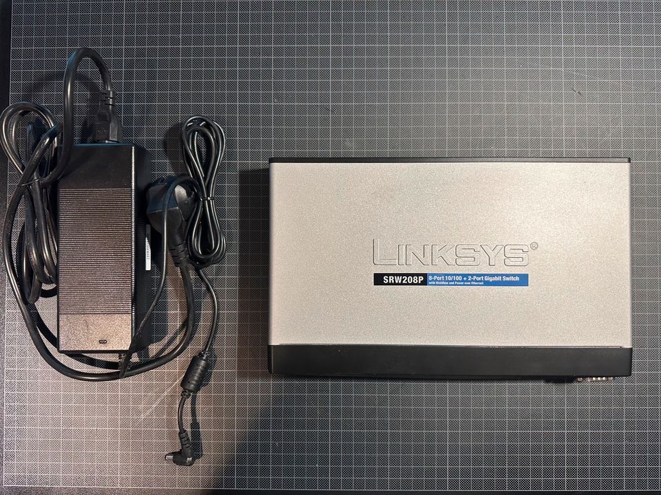 Switch Linksys SRW208P - 8+2 Port mit POE !!! in Lüneburg