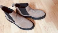 Tamaris Stiefletten beige/schwarz Gr. 38 Baden-Württemberg - Horb am Neckar Vorschau