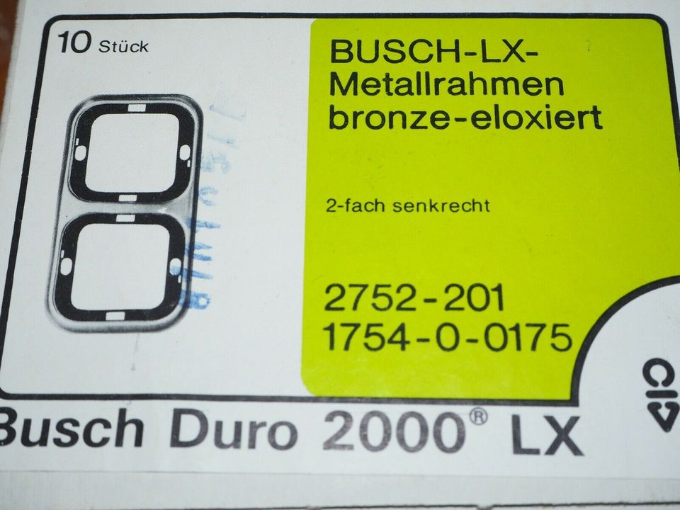 Busch Jäger Duro 2000 LX bronze - mahagoni - OVP in Schwanstetten