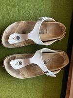 Birkenstock Gizeh Zehentrenner weiß gr 39 Bayern - Eckental  Vorschau