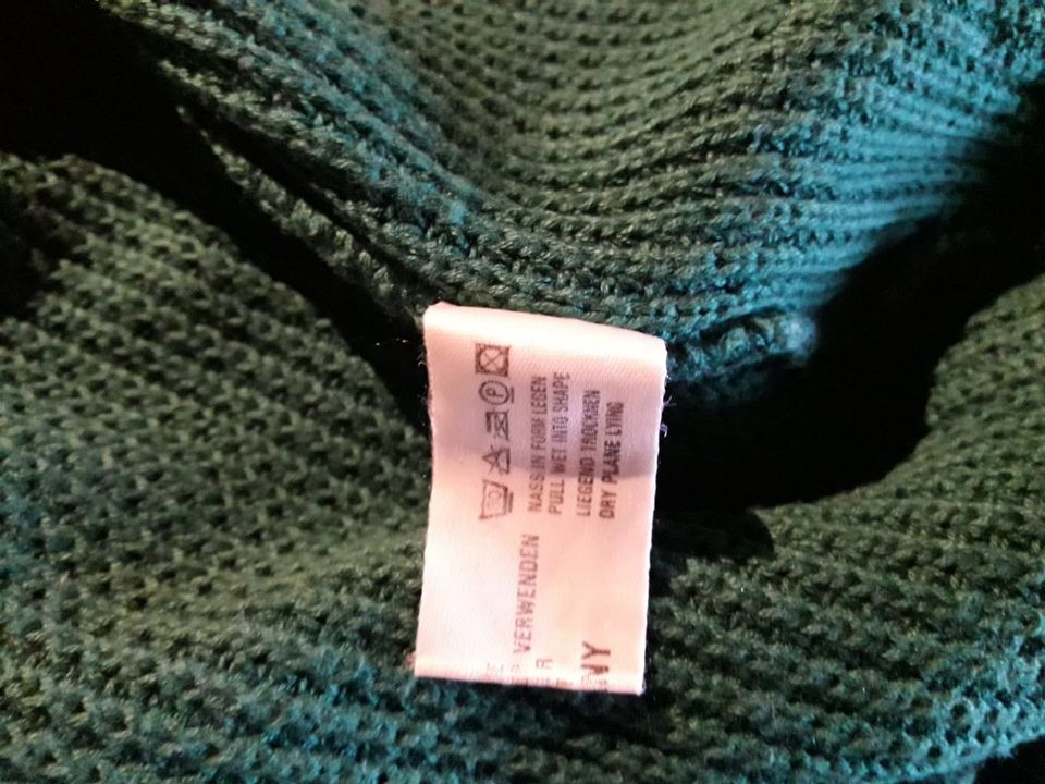 Carlo Colucci Herren-Strickjacke grün Größe 50/M Original Vintage in Köln