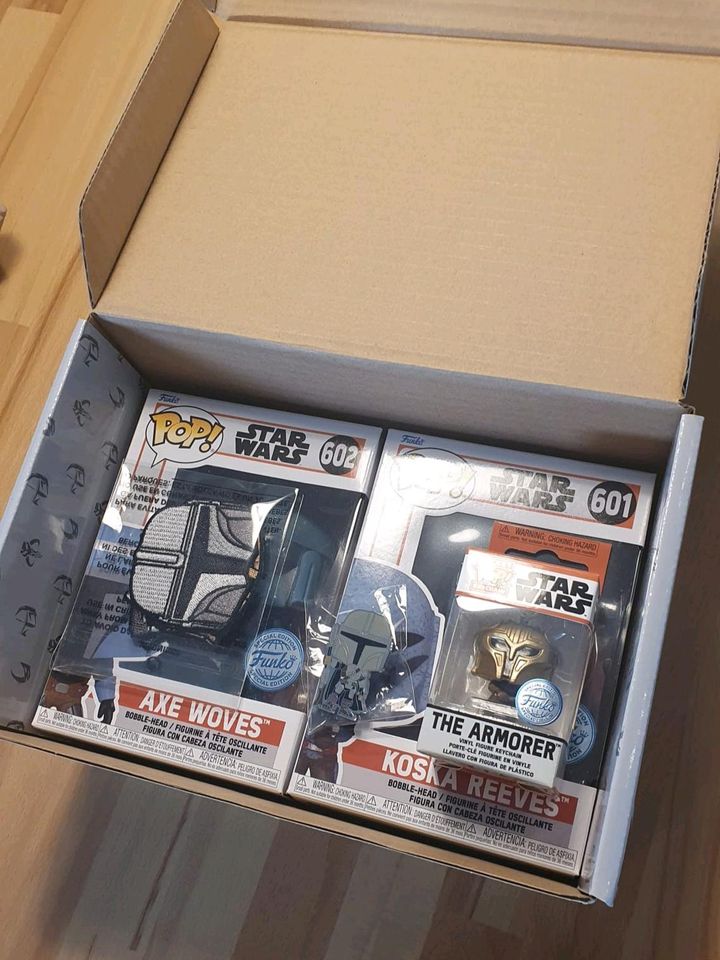 Funko Pop StarWars Mandalorian  602 Axe Woves - 601 Koska Reeves in Altrip