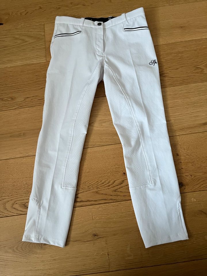 Neue Spooks Reithose Ricarda Full Grip Flap weiß/white Gr. S kurz in Kirchheim unter Teck