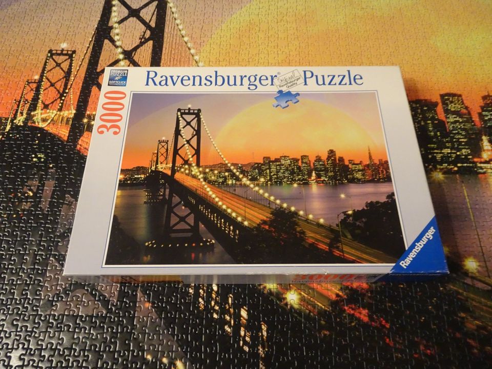 Puzzle  3000 Teile - San Francisco bei Nacht in Eschede