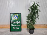 Ermisch Kronen Bräu Brauerei Emaille Blechschild Ferro Email Dold Kr. München - Putzbrunn Vorschau