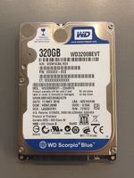 WD Scorpio Blue WD3200BEVT 320GB 2,5" SATA Festplatte Bayern - Oberasbach Vorschau