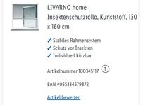 3x LIVARNO Insektenschutzrollo, Kunststoff, 130x160 Fliegengitter Nordrhein-Westfalen - Burscheid Vorschau