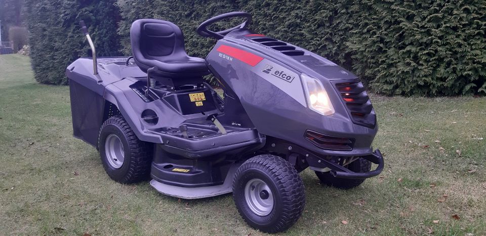 ️⚠️ ⛽ Nur 35 Betriebsstunden 2 Zylinder Benzin Motor Rasentraktor Efco