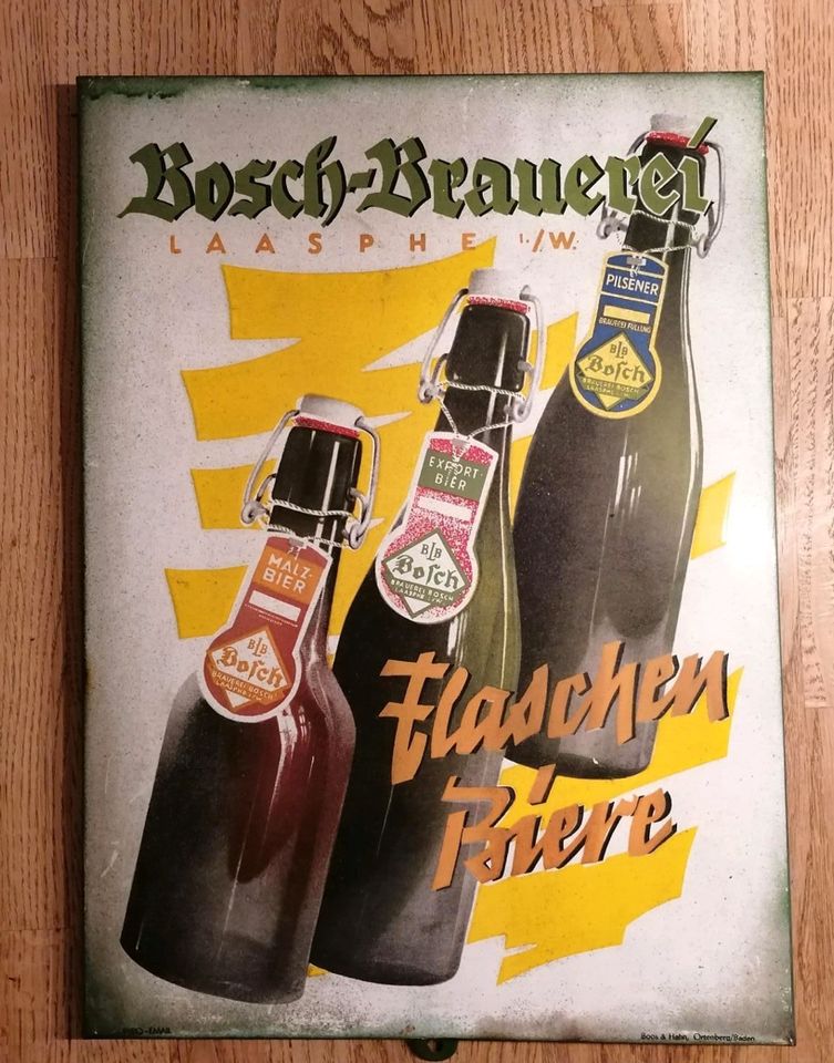 SUCHE Artikel Brauerei Bosch in Bad Laasphe
