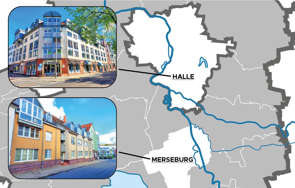 Attraktives Wohnungspaket zentrumsnahe Halle/ Merseburg in Halle