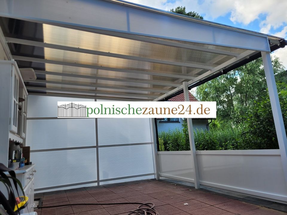 Carport aus Polen Terrassenüberdachung Vordach Überdachung in Anklam