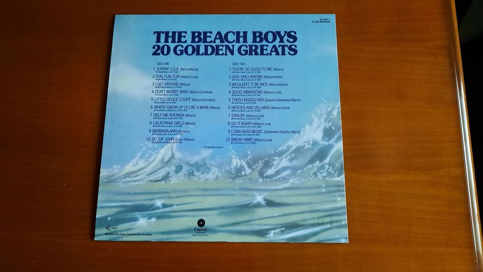 Lp The Beach Boys-20 Golden Greats in Berlin