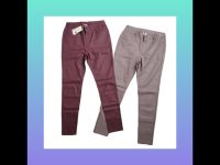 Lederimitat Hose, bordeaux, grau-braun, skinny Bayern - Wörth a. Main Vorschau