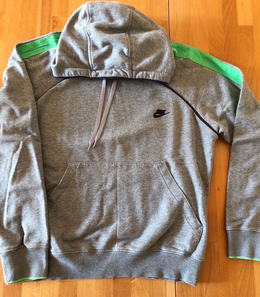 Nike Hoodie S grau grün Pullover in Hamburg