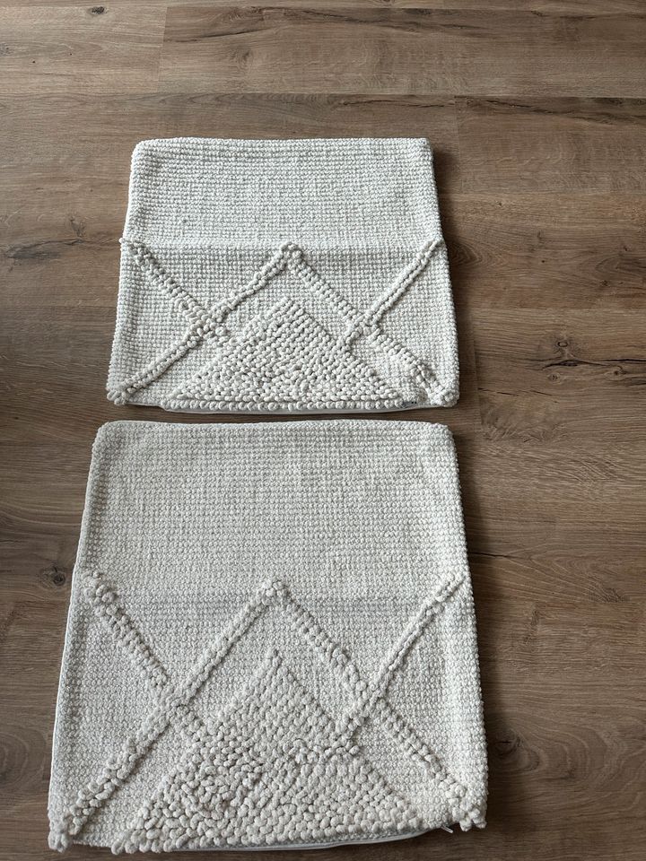 Maisons du Monde Kissenbezüge Boho 45x45cm weiß 2Stück in Bremen