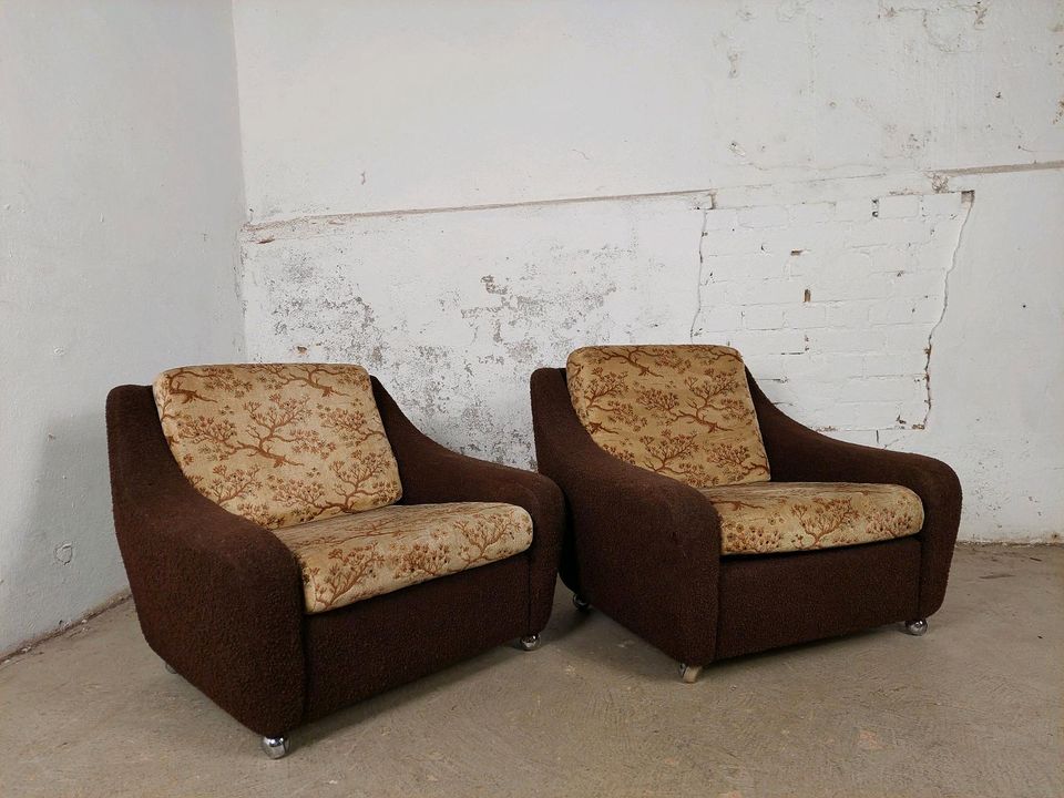 1v2 Vintage Sessel Armchair 60er 70er DDR Retro in Berlin