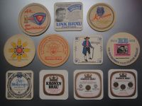 11 x Link Bräu Bierdeckel Möhringen. WM 82 dabei. 50er-80er Jahre Hessen - Wiesbaden Vorschau