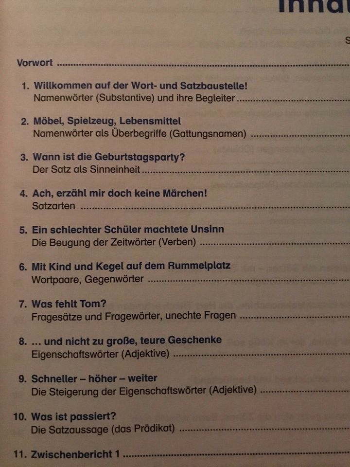 Mentor: Deutsch Grammatik 4. Klasse in Wabern