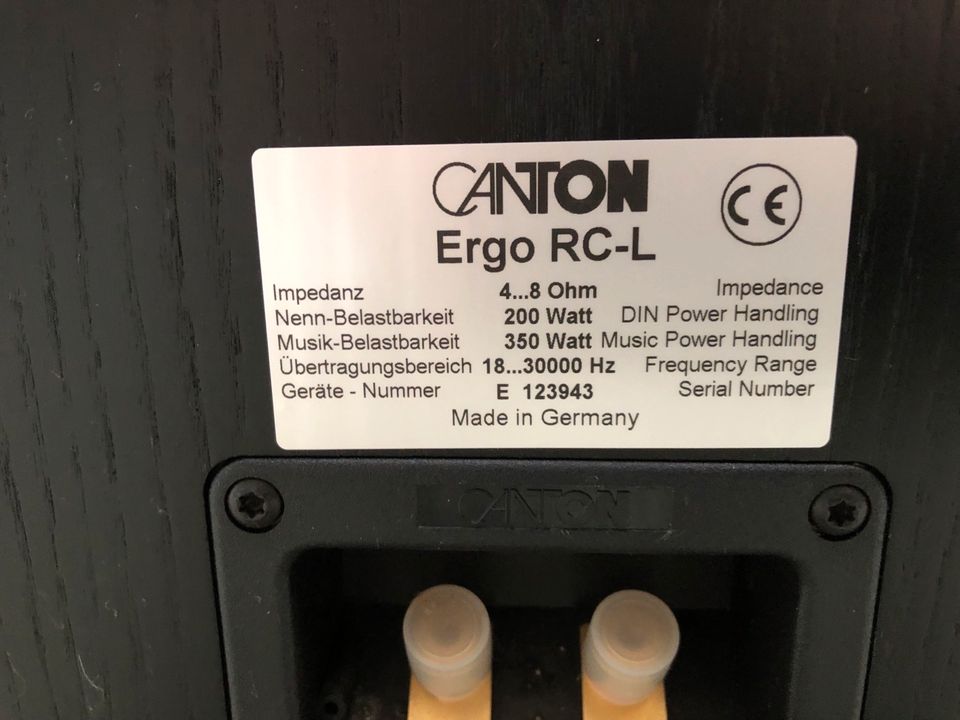 Canton Ergo RC-L inclusive. Control Unit( neu) in Erkelenz