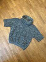 MANGO Suit Oversize Pullover Wolle Alpaka grau meliert Rollkagen Hessen - Bad Homburg Vorschau