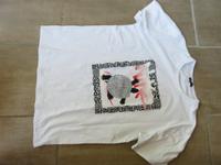 Nike T-Shirt weiß mit 90er - Jahre - Schildkröten - Print Gr. XL Bayern - Kösching Vorschau