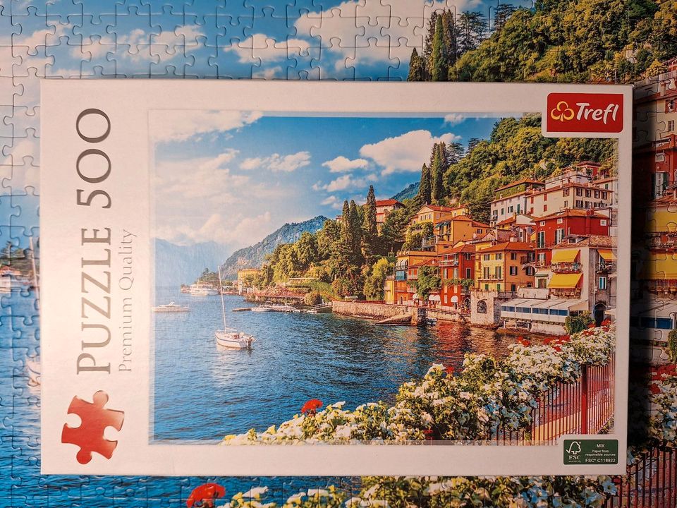 Puzzle Trefl 500 Teile Varenna Comer See Italien in Mönchengladbach