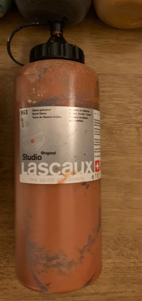 Studio Lascaux Acrylfarbe 963 Siena gebrannt • 1Liter in Steinbergkirche